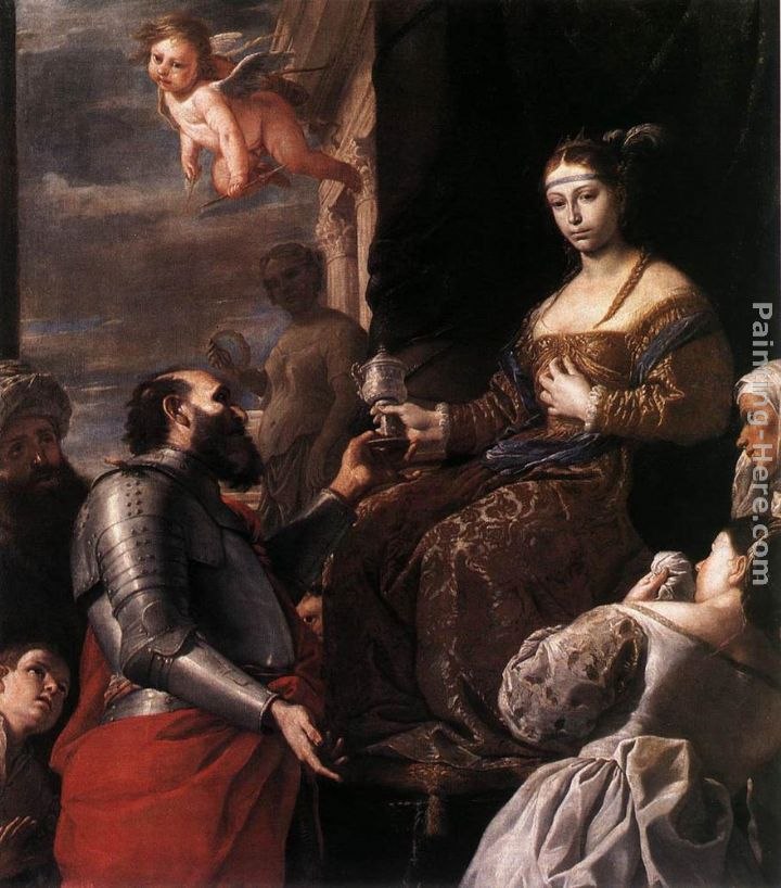 Mattia Preti Sophonisba Receiving the Goblet